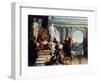 Maecenas Presents the Arts to Augustus-Giovanni Battista Tiepolo-Framed Giclee Print