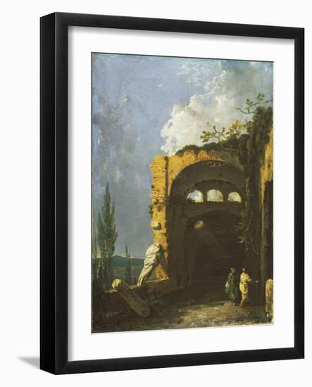 Maecenas' Villa, Tivoli-Richard Wilson-Framed Giclee Print