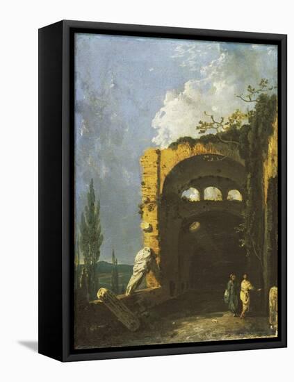 Maecenas' Villa, Tivoli-Richard Wilson-Framed Stretched Canvas