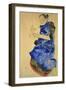 Maedchen Mit Blauer Schuerze, 1912-Egon Schiele-Framed Giclee Print