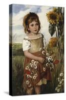 Mädchen mit Wiesenblumen. 1883-Emily S. Readshaw-Stretched Canvas