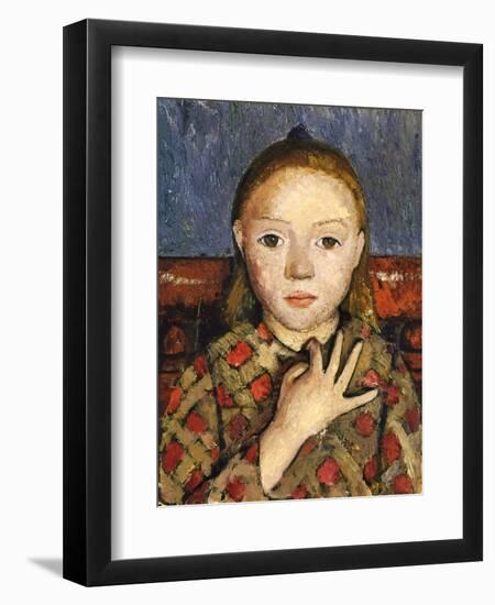 Maedchenbildnis, 1905-Paula Modersohn-Becker-Framed Giclee Print