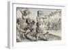 Maenads Beating Pentheus, Early 17th Century-Crispin I De Passe-Framed Giclee Print