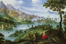 River Landscape with the Flight into Egypt, 1616-Maerten Ryckaert-Giclee Print