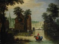 Flight in Egypt-Maerten Ryckaert-Framed Stretched Canvas