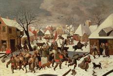The Massacre of the Innocents (Panel)-Maerten van Cleve-Giclee Print