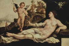 Venus and Cupid-Maerten Van Heemskerk-Framed Giclee Print