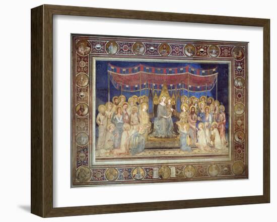 Maestà, 1315-1321-Simone Di Martini-Framed Giclee Print