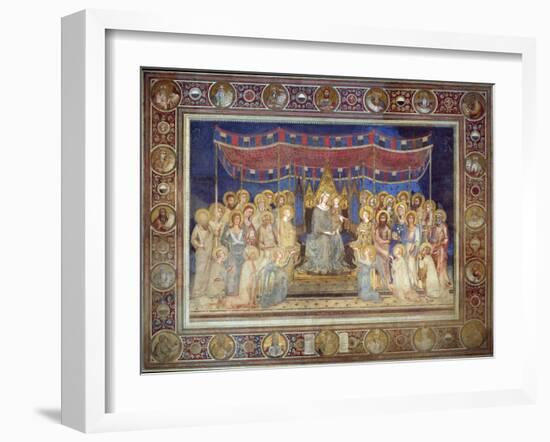 Maestà, 1315-1321-Simone Di Martini-Framed Giclee Print