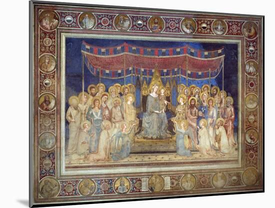 Maestà, 1315-1321-Simone Di Martini-Mounted Giclee Print