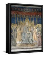Maestà, 1317-Lippo Memmi-Framed Stretched Canvas