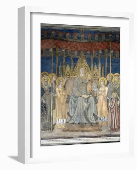 Maestà, 1317-Lippo Memmi-Framed Giclee Print