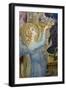 Maesta: Angel Offering Flowers to the Virgin, 1315-Simone Martini-Framed Giclee Print