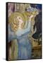 Maesta: Angel Offering Flowers to the Virgin, 1315-Simone Martini-Framed Stretched Canvas