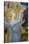 Maesta: Angel Offering Flowers to the Virgin, 1315-Simone Martini-Stretched Canvas