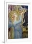 Maesta: Angel Offering Flowers to the Virgin, 1315-Simone Martini-Framed Premium Giclee Print