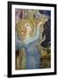 Maesta: Angel Offering Flowers to the Virgin, 1315-Simone Martini-Framed Premium Giclee Print