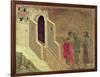 Maesta: Christ Appearing on the Road to Emmaus, 1308-11-Duccio di Buoninsegna-Framed Giclee Print