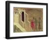 Maesta: Christ Appearing on the Road to Emmaus, 1308-11-Duccio di Buoninsegna-Framed Premium Giclee Print