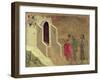 Maesta: Christ Appearing on the Road to Emmaus, 1308-11-Duccio di Buoninsegna-Framed Giclee Print