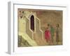 Maesta: Christ Appearing on the Road to Emmaus, 1308-11-Duccio di Buoninsegna-Framed Giclee Print