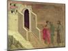 Maesta: Christ Appearing on the Road to Emmaus, 1308-11-Duccio di Buoninsegna-Mounted Giclee Print