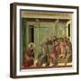 Maesta: Christ Washing the Disciples' Feet, c.1308-11-Duccio di Buoninsegna-Framed Giclee Print