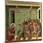 Maesta: Christ Washing the Disciples' Feet, c.1308-11-Duccio di Buoninsegna-Mounted Giclee Print