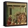 Maesta: Christ Washing the Disciples' Feet, c.1308-11-Duccio di Buoninsegna-Framed Stretched Canvas
