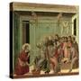 Maesta: Christ Washing the Disciples' Feet, c.1308-11-Duccio di Buoninsegna-Stretched Canvas