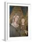 Maesta, Detail of the Madonna and Child, 1315-Simone Martini-Framed Giclee Print