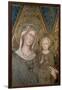 Maesta, Detail of the Madonna and Child, 1315-Simone Martini-Framed Giclee Print