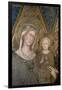 Maesta, Detail of the Madonna and Child, 1315-Simone Martini-Framed Giclee Print