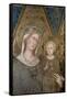 Maesta, Detail of the Madonna and Child, 1315-Simone Martini-Framed Stretched Canvas