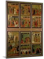 Maesta: Eleven Scenes from the Passion, 1308-11-Duccio Di buoninsegna-Mounted Giclee Print