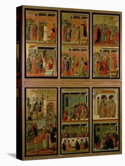 Maesta: Eleven Scenes from the Passion, 1308-11-Duccio Di buoninsegna-Stretched Canvas