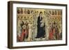 Maestà (Madonna with Angels and Saints)-Duccio di Buoninsegna-Framed Art Print