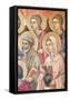 Maesta' of Duccio Altarpiece in Cathedral of Siena-Duccio Di buoninsegna-Framed Stretched Canvas