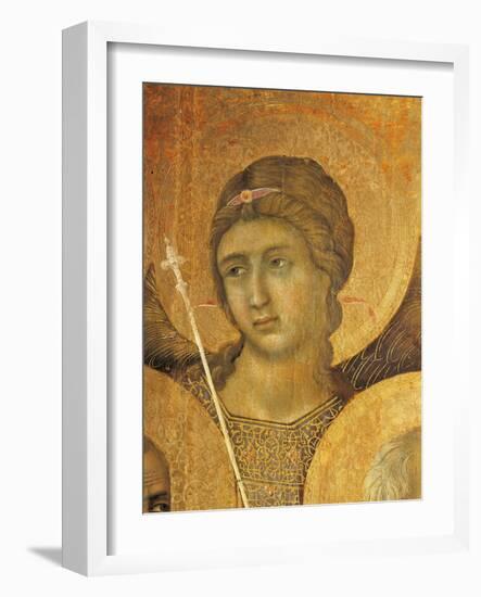 Maesta' of Duccio Altarpiece in Cathedral of Siena-Duccio Di buoninsegna-Framed Giclee Print