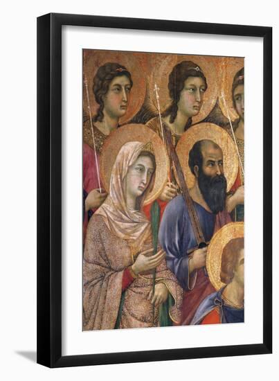 Maesta' of Duccio Altarpiece in Cathedral of Siena-Duccio Di buoninsegna-Framed Giclee Print