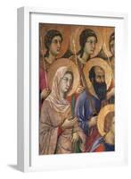 Maesta' of Duccio Altarpiece in Cathedral of Siena-Duccio Di buoninsegna-Framed Giclee Print