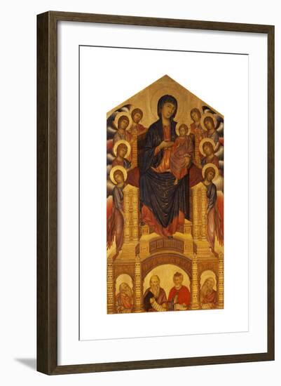 Maesta of Santa Trinita, C. 1280-Giovanni Cimabue-Framed Giclee Print