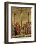 Maestà - Passion: Crucifixion', 1308-1311-Duccio Di buoninsegna-Framed Giclee Print