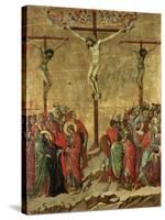 Maestà - Passion: Crucifixion', 1308-1311-Duccio Di buoninsegna-Stretched Canvas