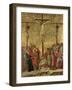 Maestà - Passion: Crucifixion', 1308-1311-Duccio Di buoninsegna-Framed Giclee Print