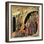 Maestà - Passion: Descent To Hell, 1308-1311-Duccio Di buoninsegna-Framed Giclee Print