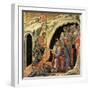 Maestà - Passion: Descent To Hell, 1308-1311-Duccio Di buoninsegna-Framed Giclee Print