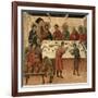 Maestà - Public Life of Christ: the Wedding Feast of Cana, 1308-1311-Duccio Di buoninsegna-Framed Giclee Print