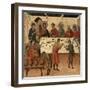 Maestà - Public Life of Christ: the Wedding Feast of Cana, 1308-1311-Duccio Di buoninsegna-Framed Giclee Print