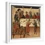 Maestà - Public Life of Christ: the Wedding Feast of Cana, 1308-1311-Duccio Di buoninsegna-Framed Giclee Print